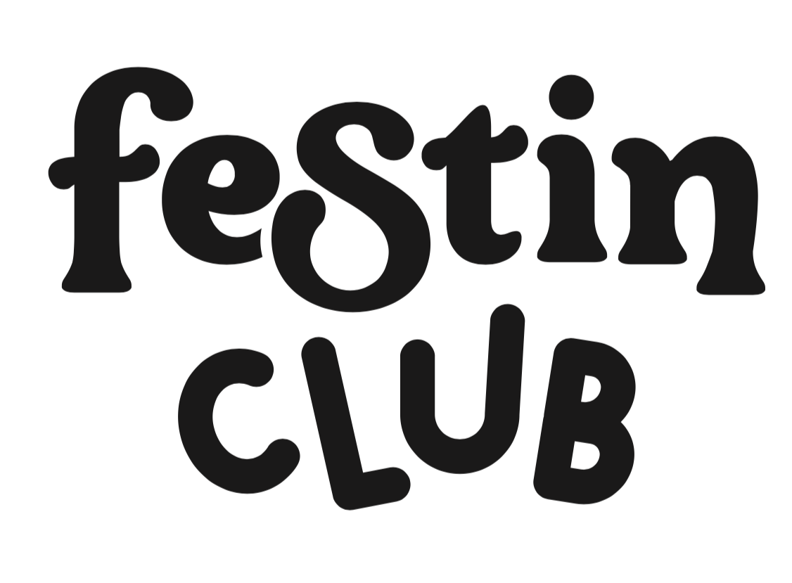 Logo Festin Club noir et blanc